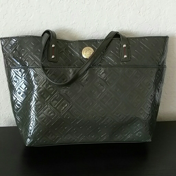 🎆HP🎆TOMMY HILFIGER Satchel *Moss Green* Bag - Picture 2 of 5